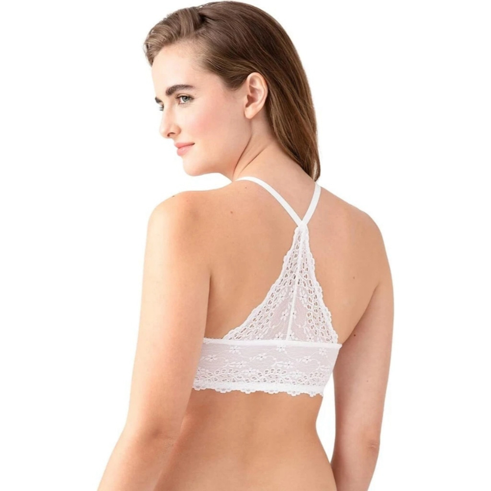 B.tempt'd by Wacoal Women's Size 36DD White Eyelet Front Close Bra NWT - Picture 3 of 7